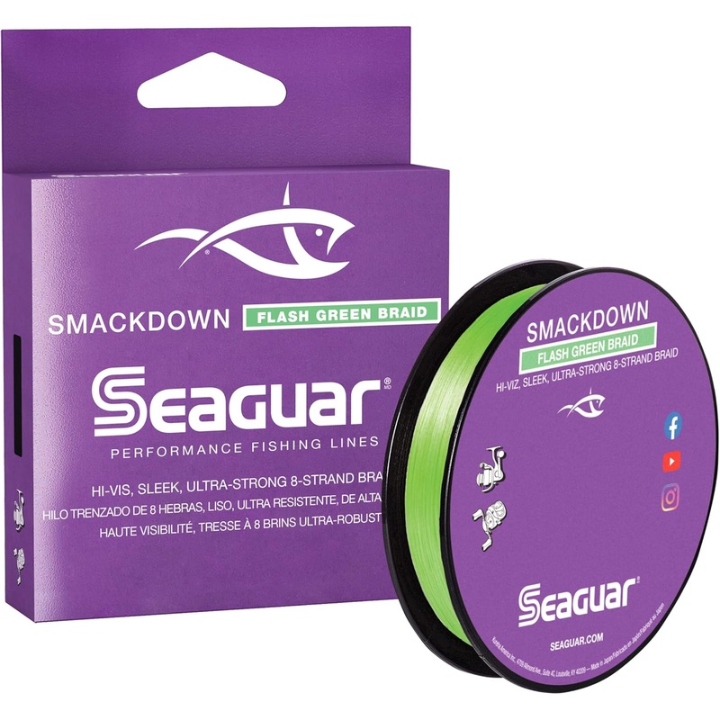 Seaguar Smackdown High Visibility Braided Line 300yd