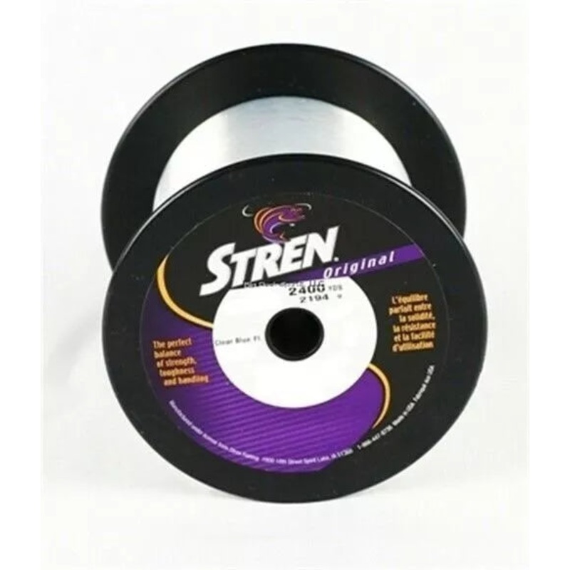 Stren Original Monofilament 2400 Yard Bulk Spools Clear/Blue