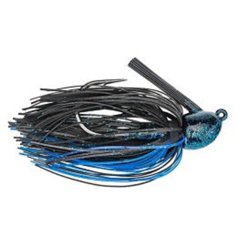 Strike King Hack Attack Fluro Jig 3/4oz Blue Craw