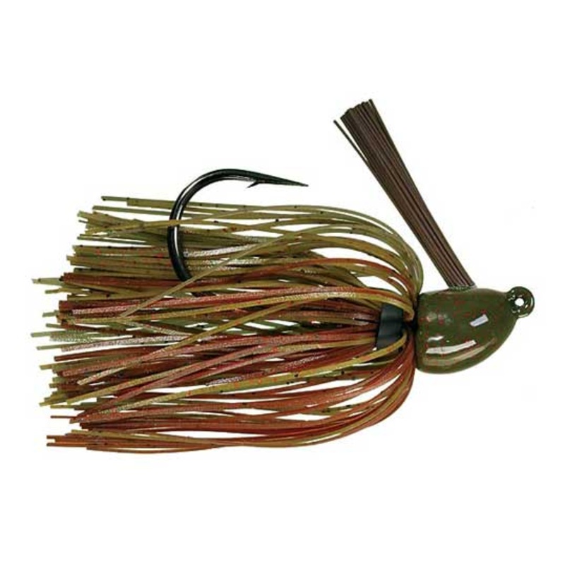 Strike King Hack Attack Jig 1/2oz Green Pumpkin Craw