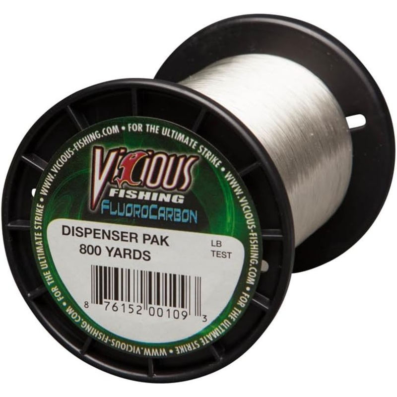 Vicious Fluorocarbon Line 20lb 800yd Clear