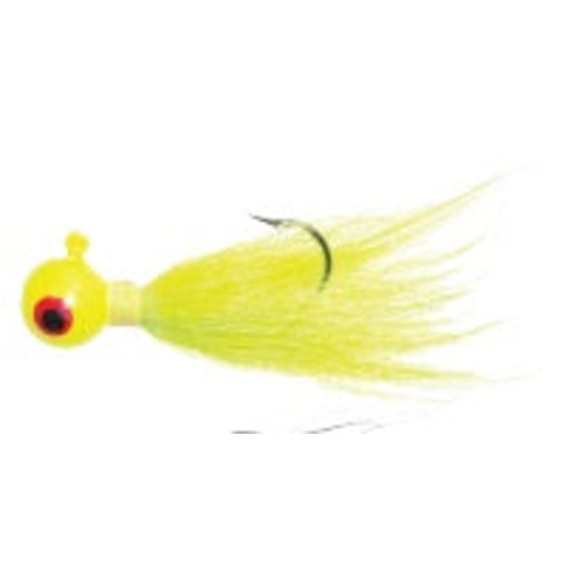 Wahoo Natural Bucktail 1/4oz 2ct Chartreuse