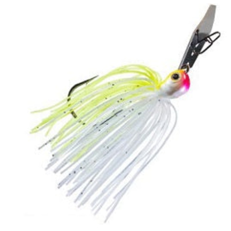 Z-MAN Chatterbait Jack Hammer 1/2oz Chartreuse/White