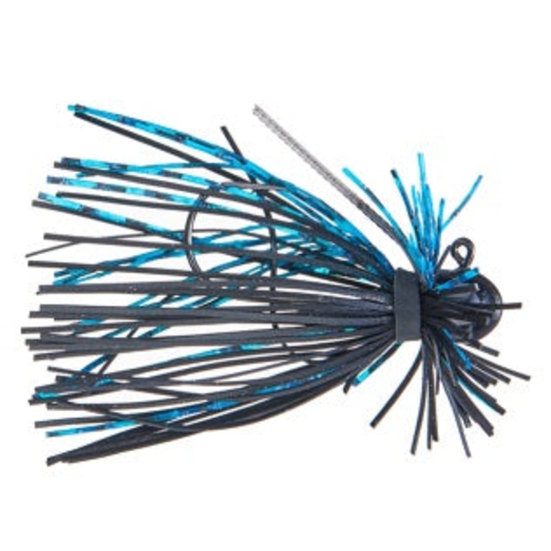Buckeye Mushroom Jig 1/4oz 2-pack Black Blue