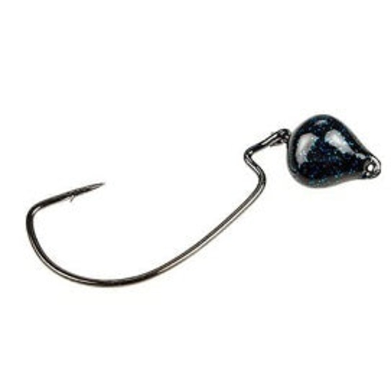 Strike King Mark Davis Jointed Structure Head 1/2oz 2ct Black/Blue