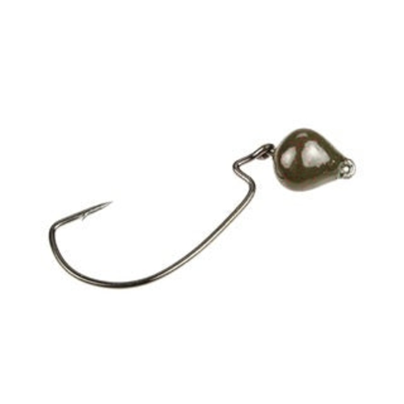 Strike King Mark Davis Jointed Structure Head 3/8oz 2ct Green Pumpkin