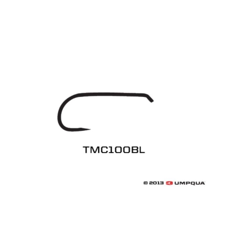 TMC 100BL Barbless Dry Fly Hook