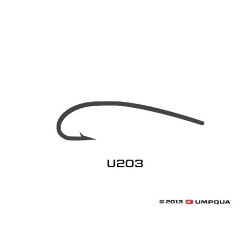 Umpqua U203 Long Curved Hook - 50 pack