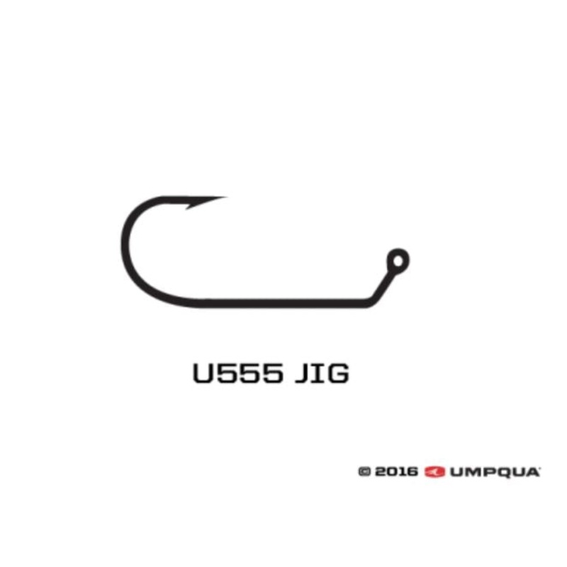 Umpqua U555 60 Deg. Jig Hook - 50 pack
