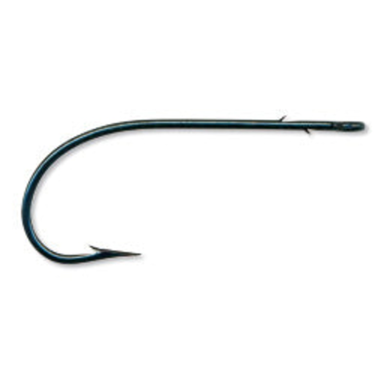 Mustad Sproat Worm Hook Blue 100ct Size 1/0