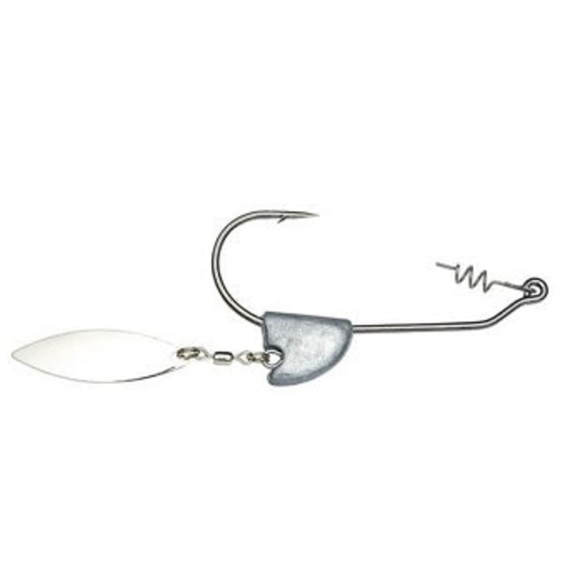 Strike King Tour Blade Belly Blade 1/4oz 3/0 2ct Unpainted