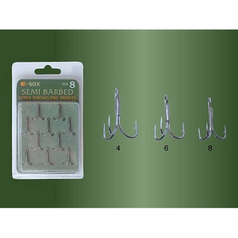 Drennan E Sox Semi Barbed Trebles