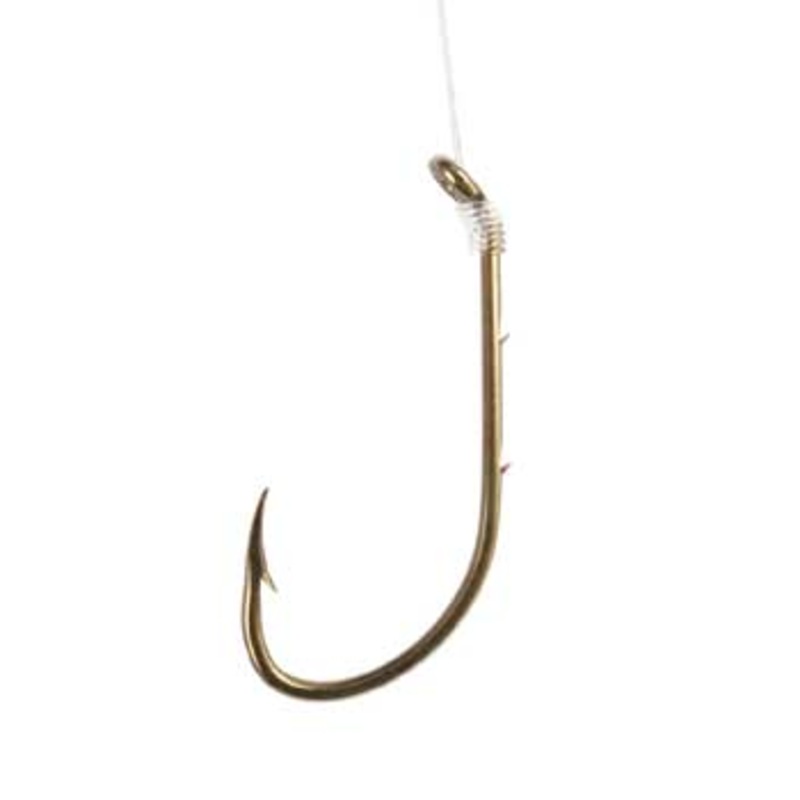 Eagle Claw Baitholder Snelled Hook Size 3/0