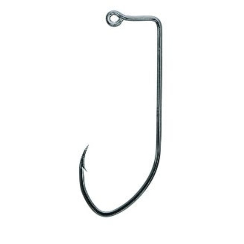 Eagle Claw Pro-V Jig Hook Platinum Black 100ct Size 1