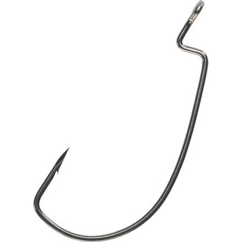 Eagle Claw Trokar Magworm Hook Black 5ct Size 5/0