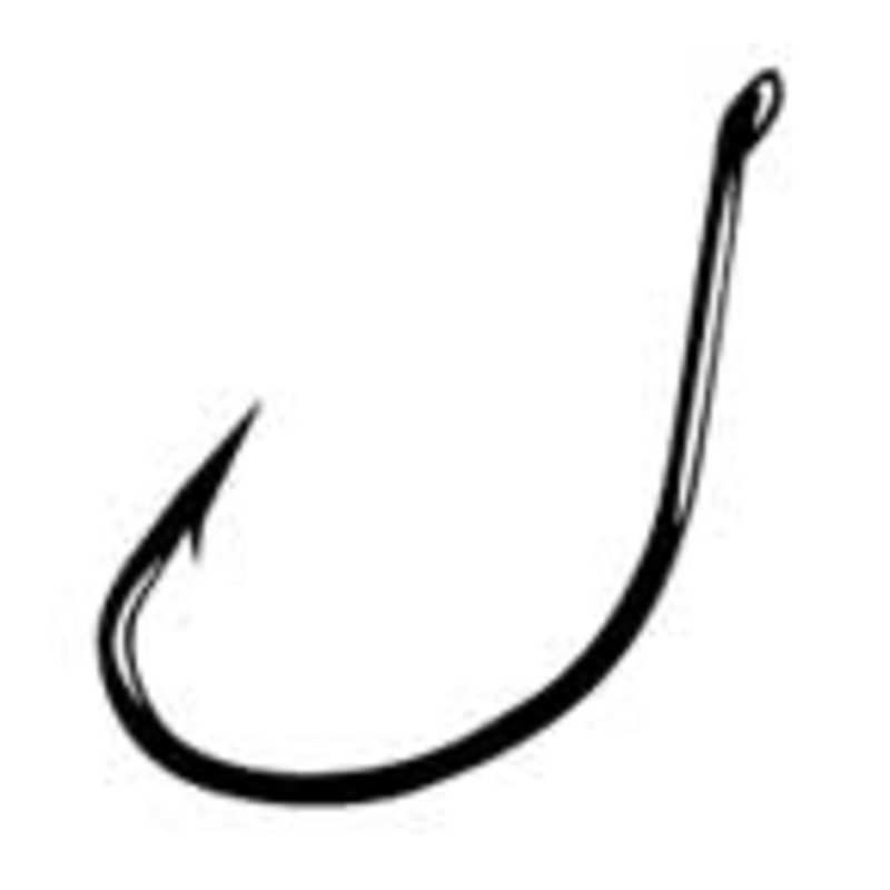 Gamakatsu Drop Shot Hook Black Size 2 6ct