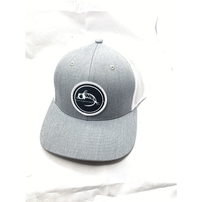 Fly Fish Food Black Logo Hat - Gray