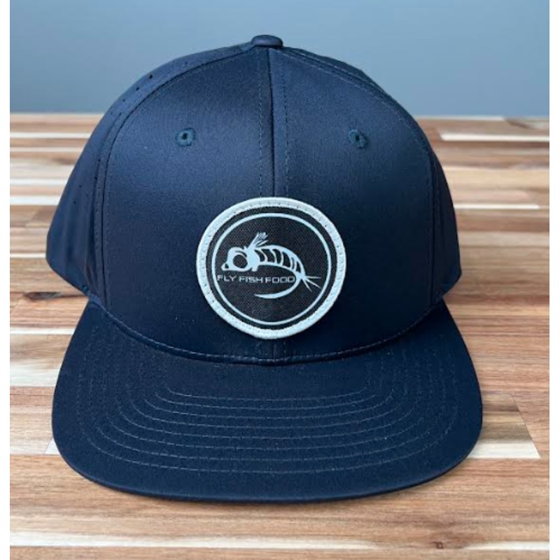 Fly Fish Food Golf/Athletic Logo Hat - Navy