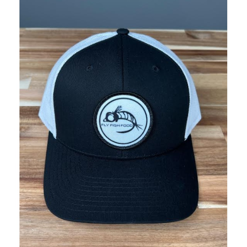 Fly Fish Food Logo Hat - Black/White
