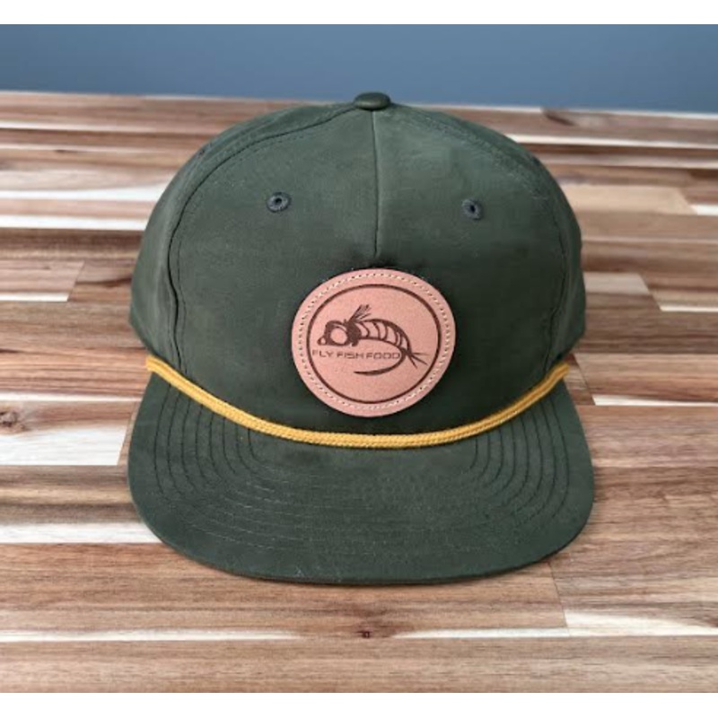 Fly Fish Food Logo Hat - Loden/Gold