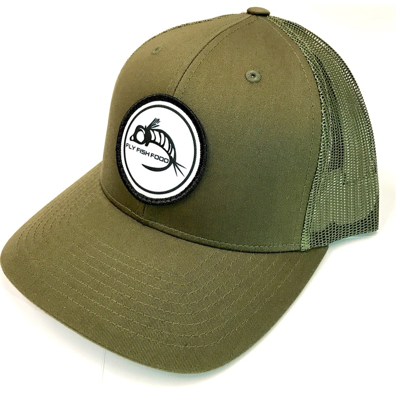 Fly Fish Food Logo Hat - Olive