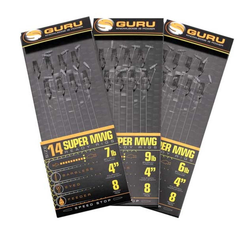 Guru 4" Method Hair Rigs Speed Stop