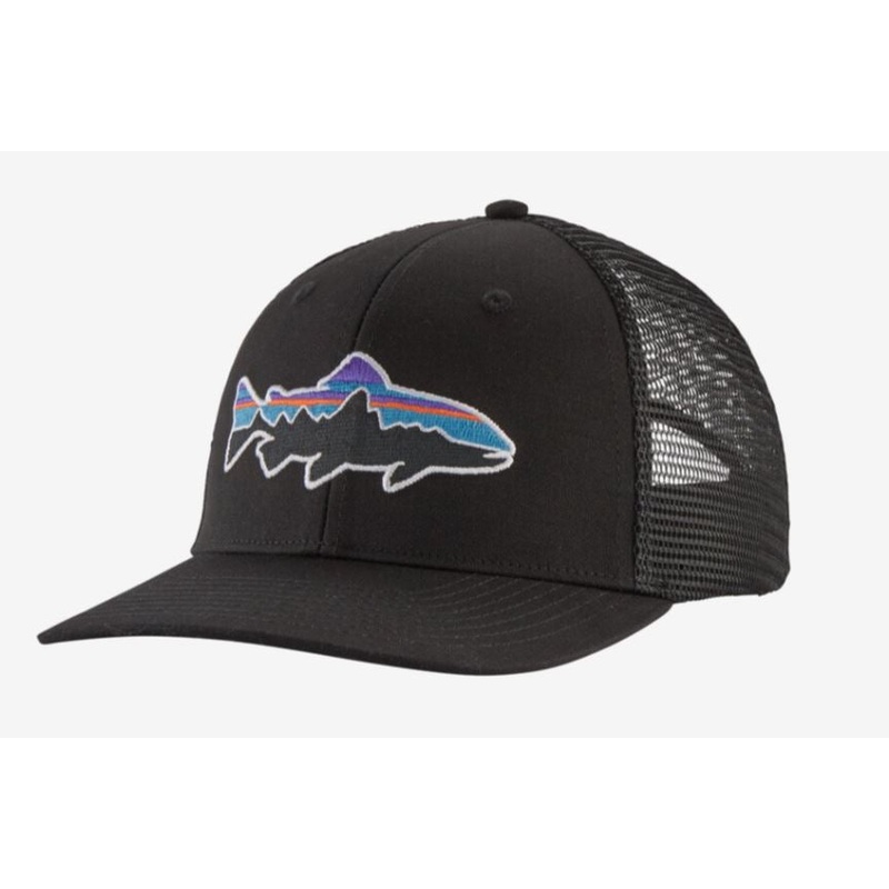 Patagonia Fitz Roy Trout Trucker Hat - Black