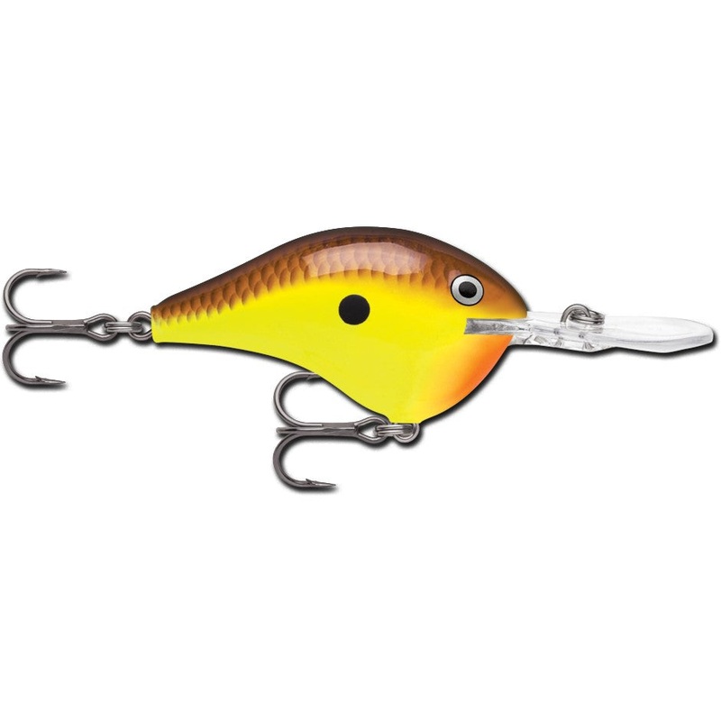 Rapala DT Series 3/4 Chartreuse Brown