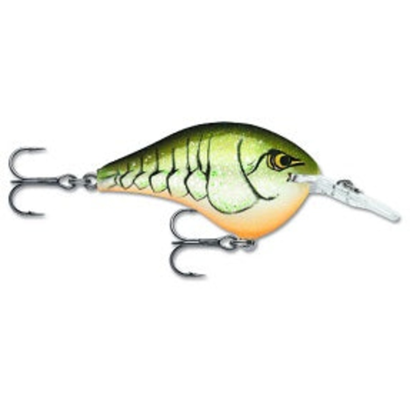 Rapala DT Series 6' 3/8 2" Chart Rootbeer Crawdad