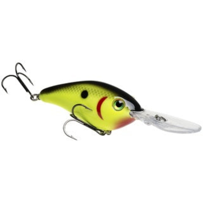 Strike King Series 6XD - 1oz Black Back Chartreuse