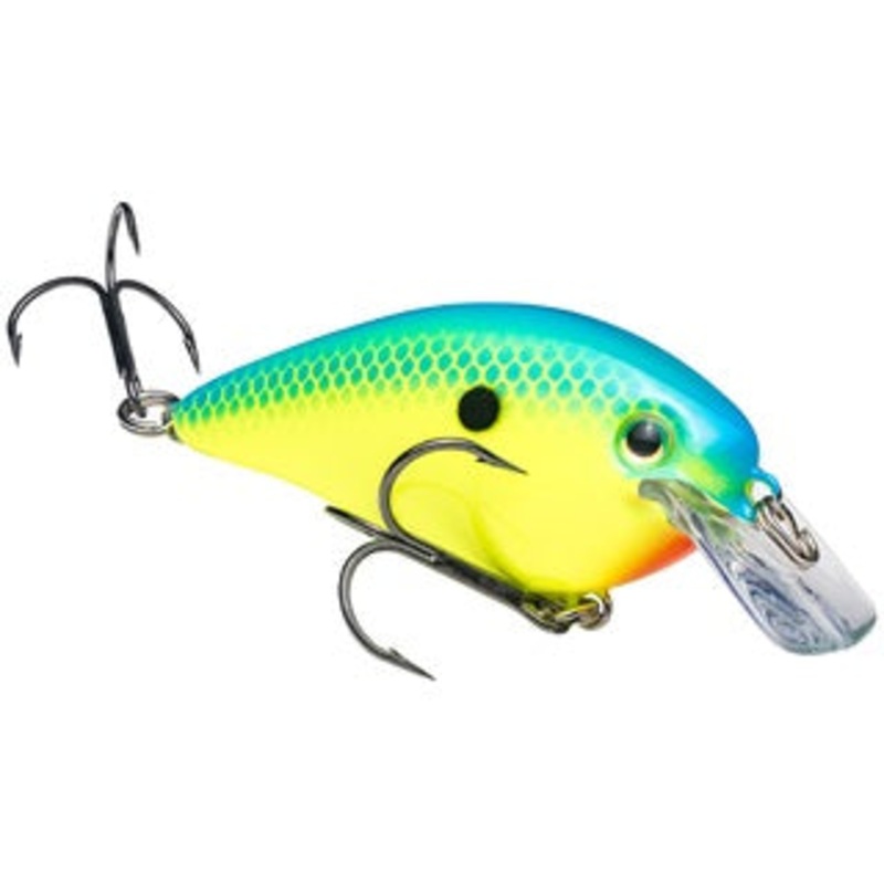 Strike King KVD Square Bill 7/16oz Powder Blue Back Chartreuse