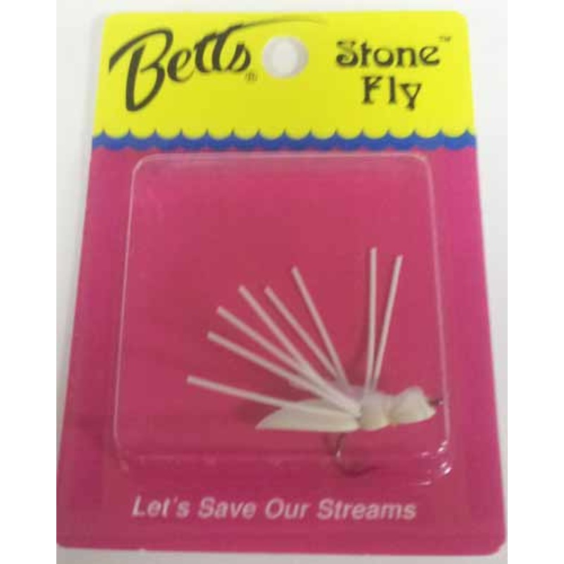 Betts Bream Stone Fly White Size 8