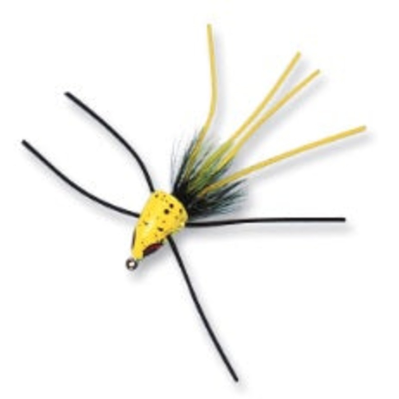Betts Pop N' Fish Size 8 Chart-Speck/Black/Chartreuse
