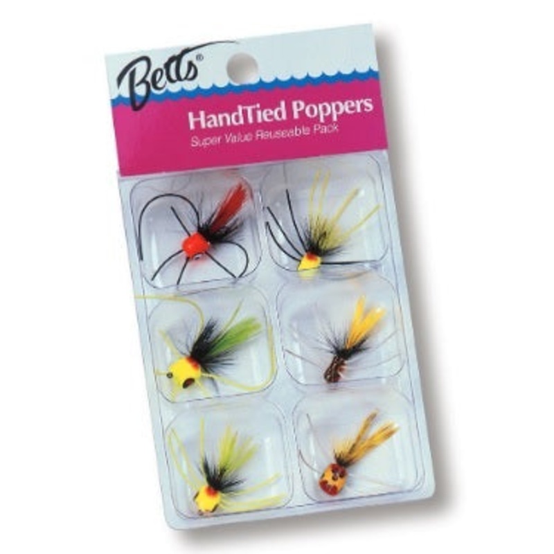 Betts Popper Tackle Pack Assortment 6pc