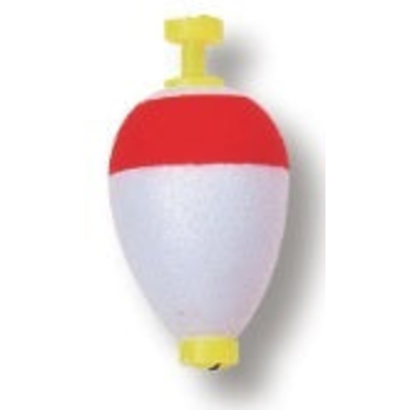 Betts Foam Float Unweighted Pear 1.25in 50ct Red/White
