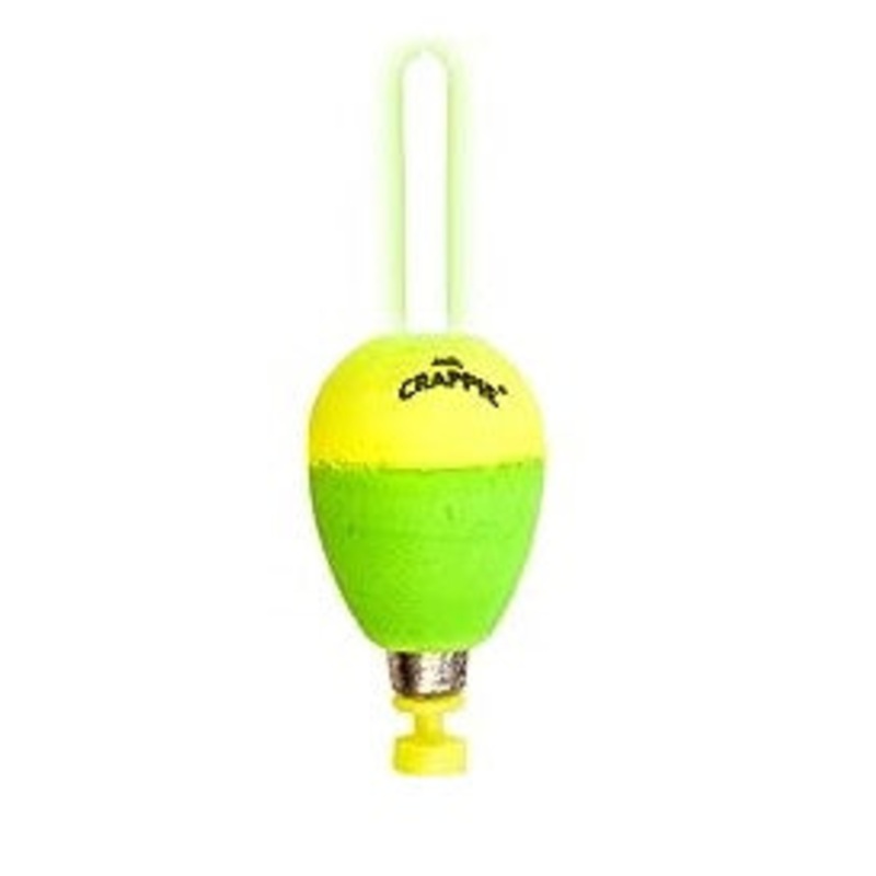 Betts Mr Crappie Flo Glo 1.50in Pear 2ct Yellow/Green