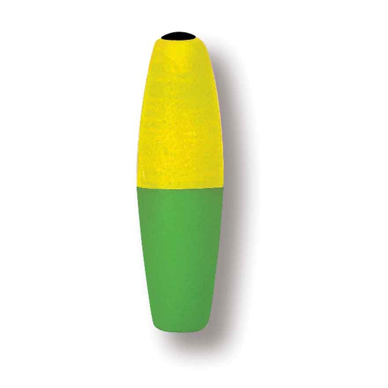 Betts Mr Crappie Slippers 2.00in 3ct Cigar Yellow/Green