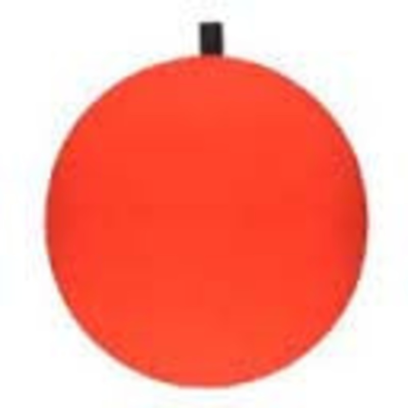 Comal Round Foam Float w/peg 0.50" 25bag Red