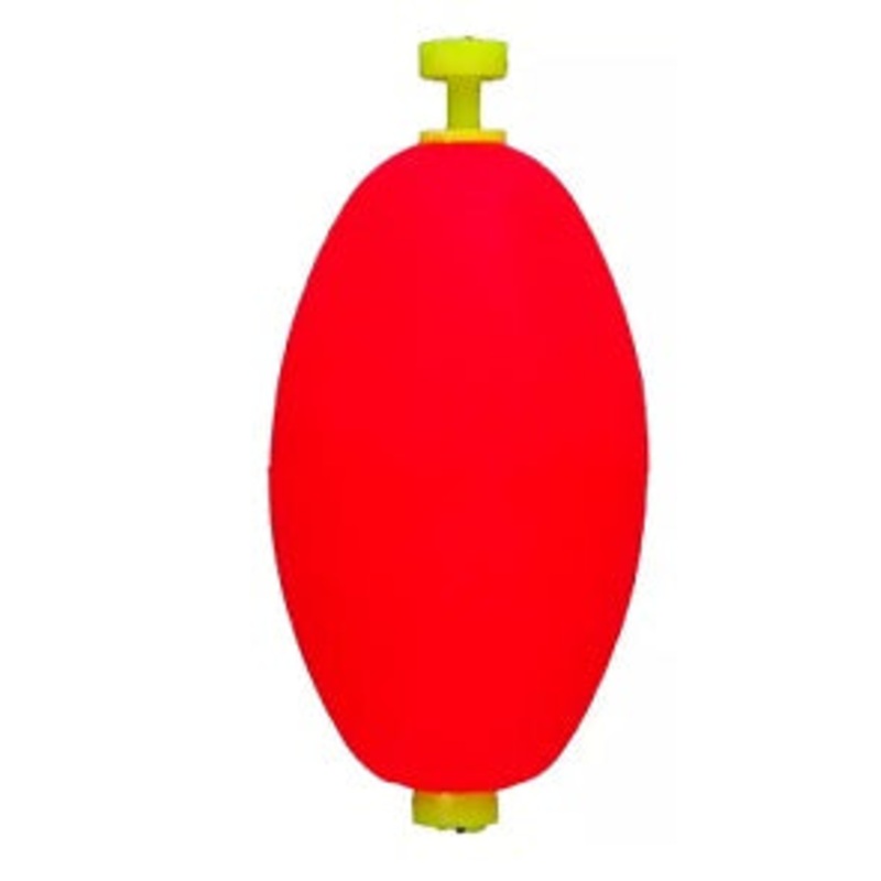 Comal Snap-On Oval Float 1.50" 25/bag Red