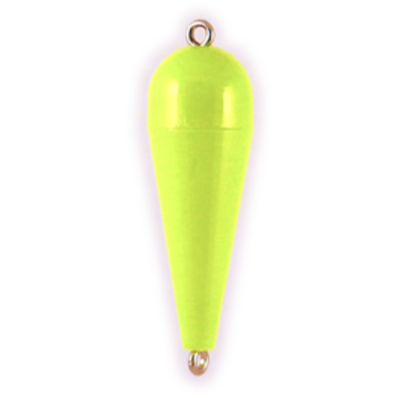 Rainbow Torpedo Float 1/8oz Opaque Chartreuse 12ct