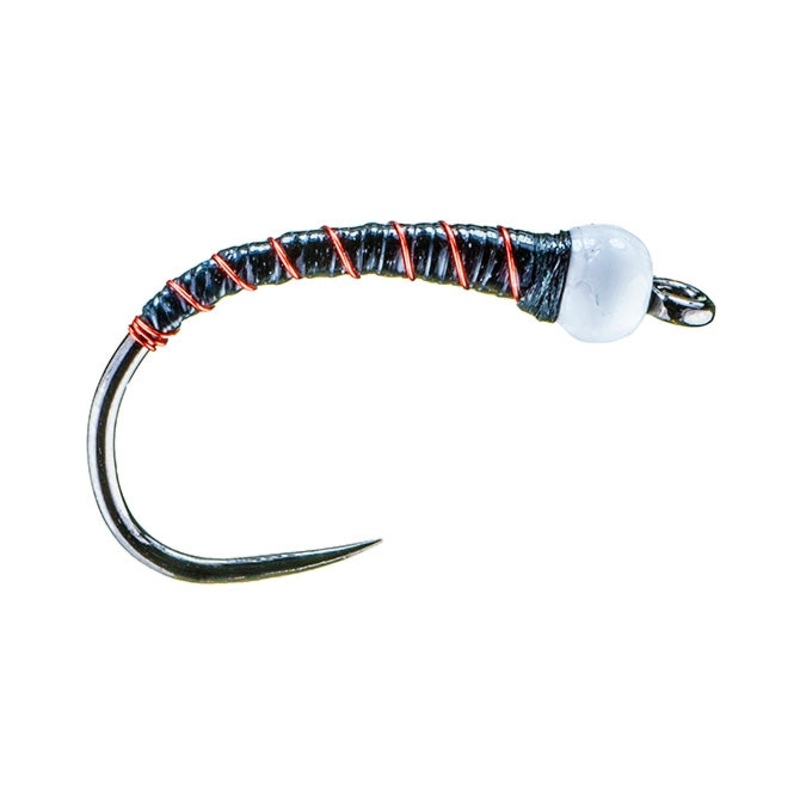 Chan's Chironomid Pupa - Black/Red