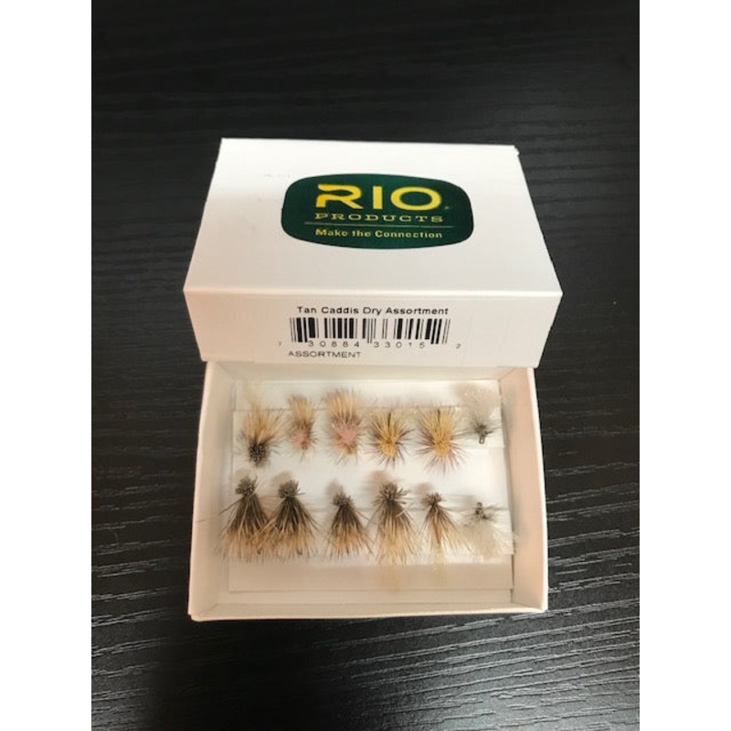 RIO Tan Caddis Dry Fly Assortment