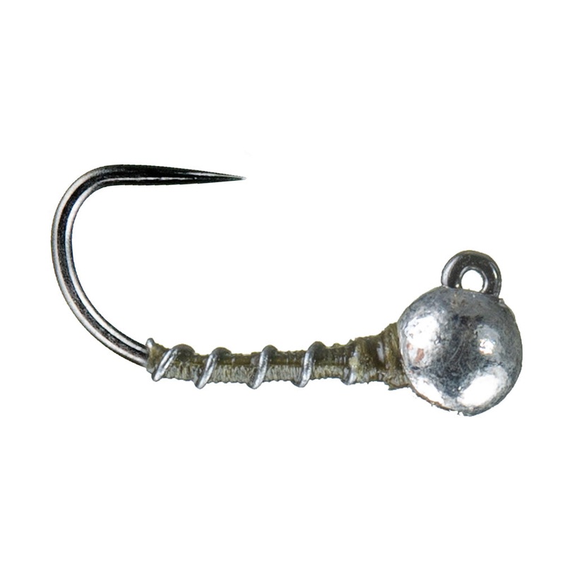 Jig Zebra Midge - Lt. Olive