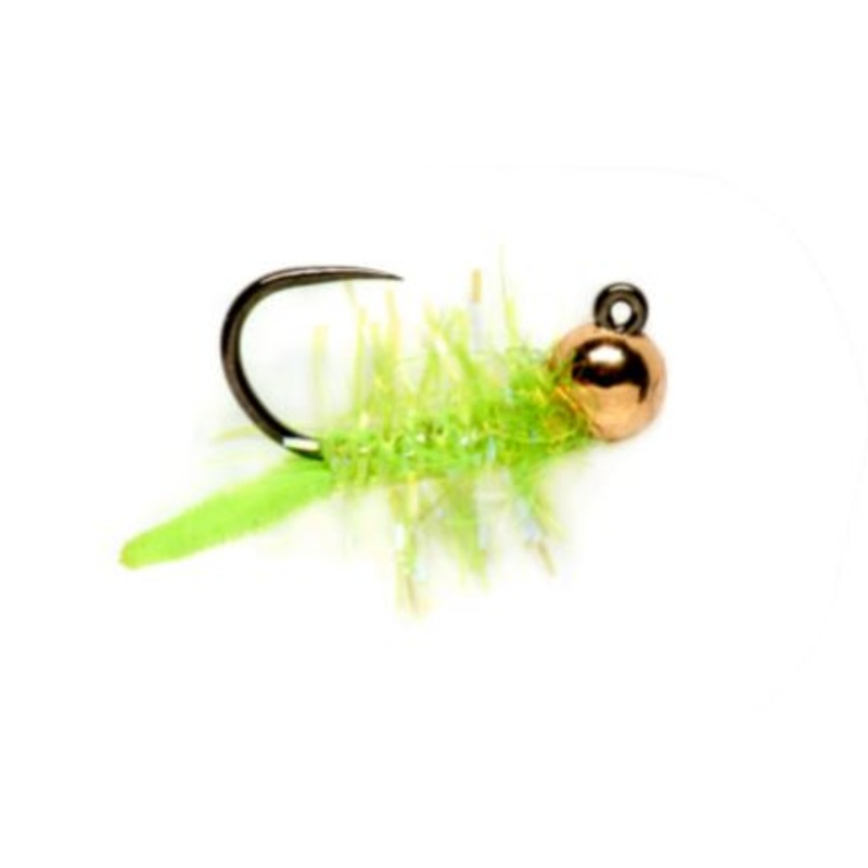 UV Green Weenie Jig - Barbless