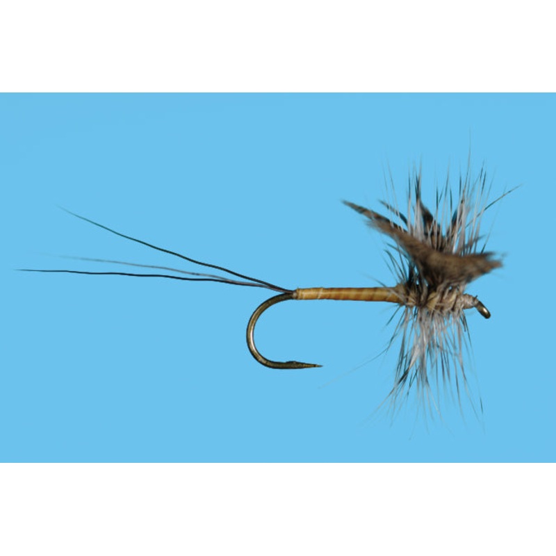 Harrop's Gray Drake Hackled Spinner