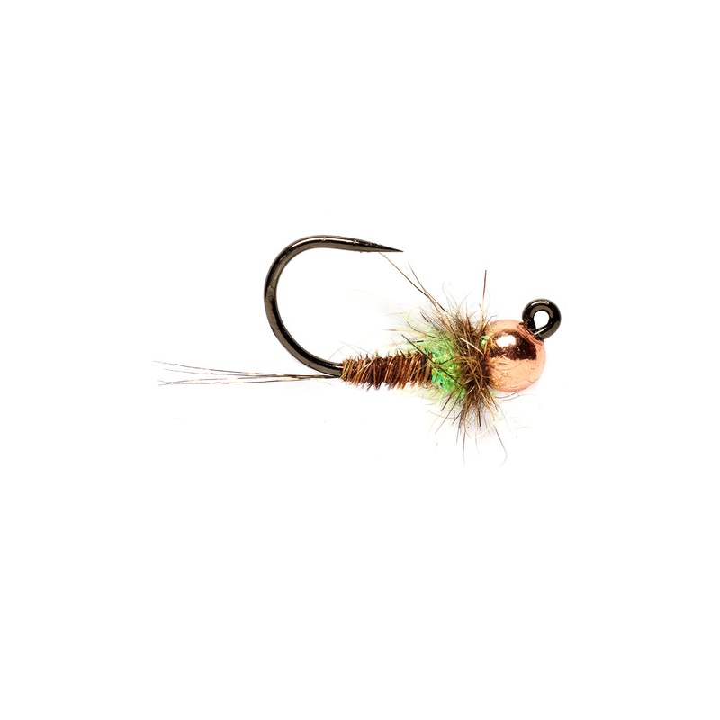 Hot Spot Pheasant Tail Jig B/L - Chartreuse