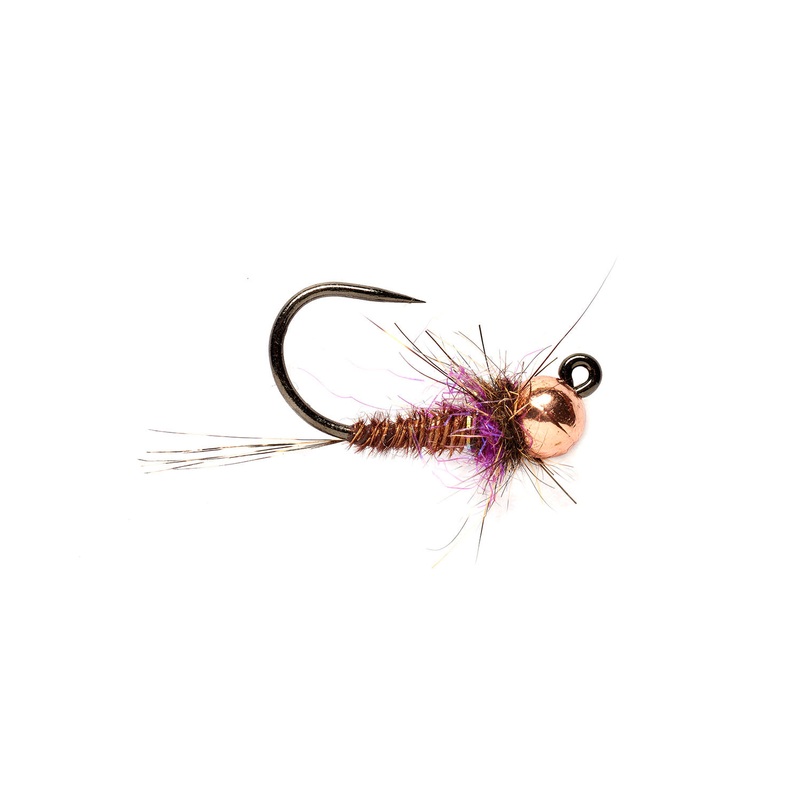 Hot Spot Pheasant Tail Jig B/L - Purple