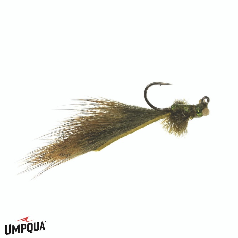 Mini Leech Jig Damsel - Olive