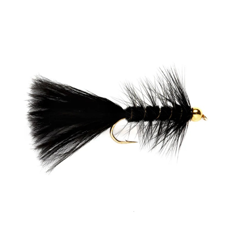Woolly Bugger Black- Beadhead