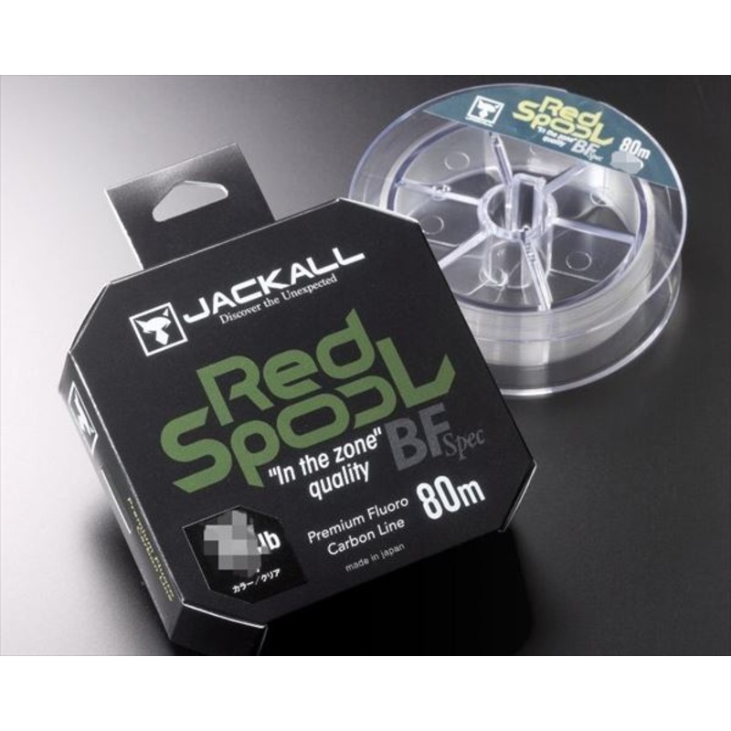 Jackall Red Spool BF Spec 5lb 80m Fluorocarbon Line